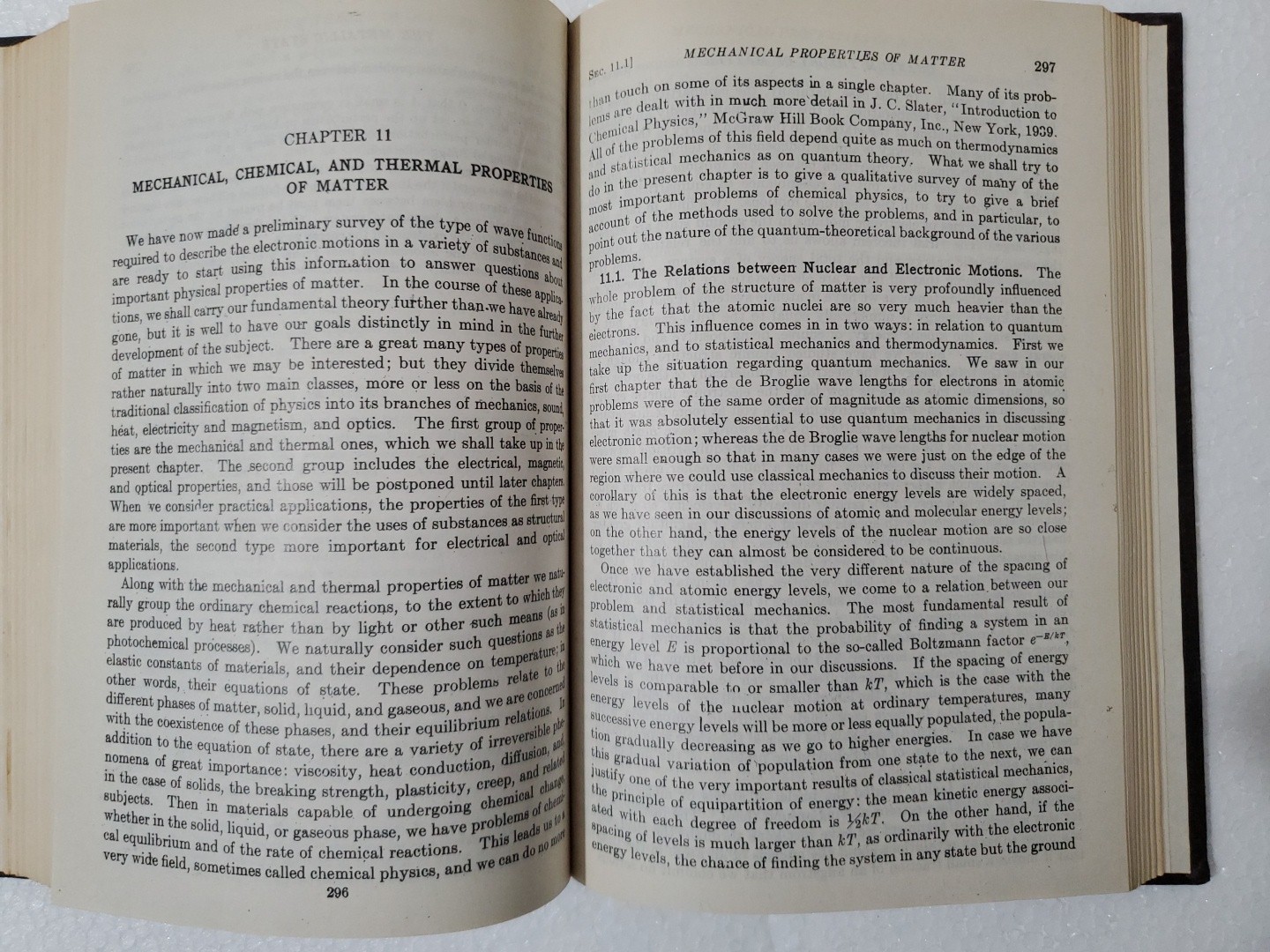 Quantum Theory of Atomic Structure & Matter by John Slater, 1960, 1951 2 BOOKS