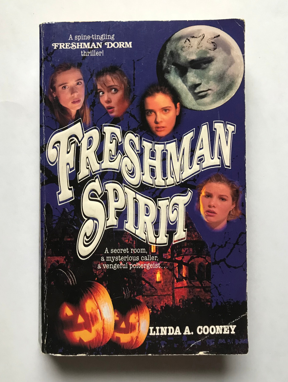 Freshman Spirit Paperback Linda A. Cooney 90s YA Halloween Horror Thriller Dorm