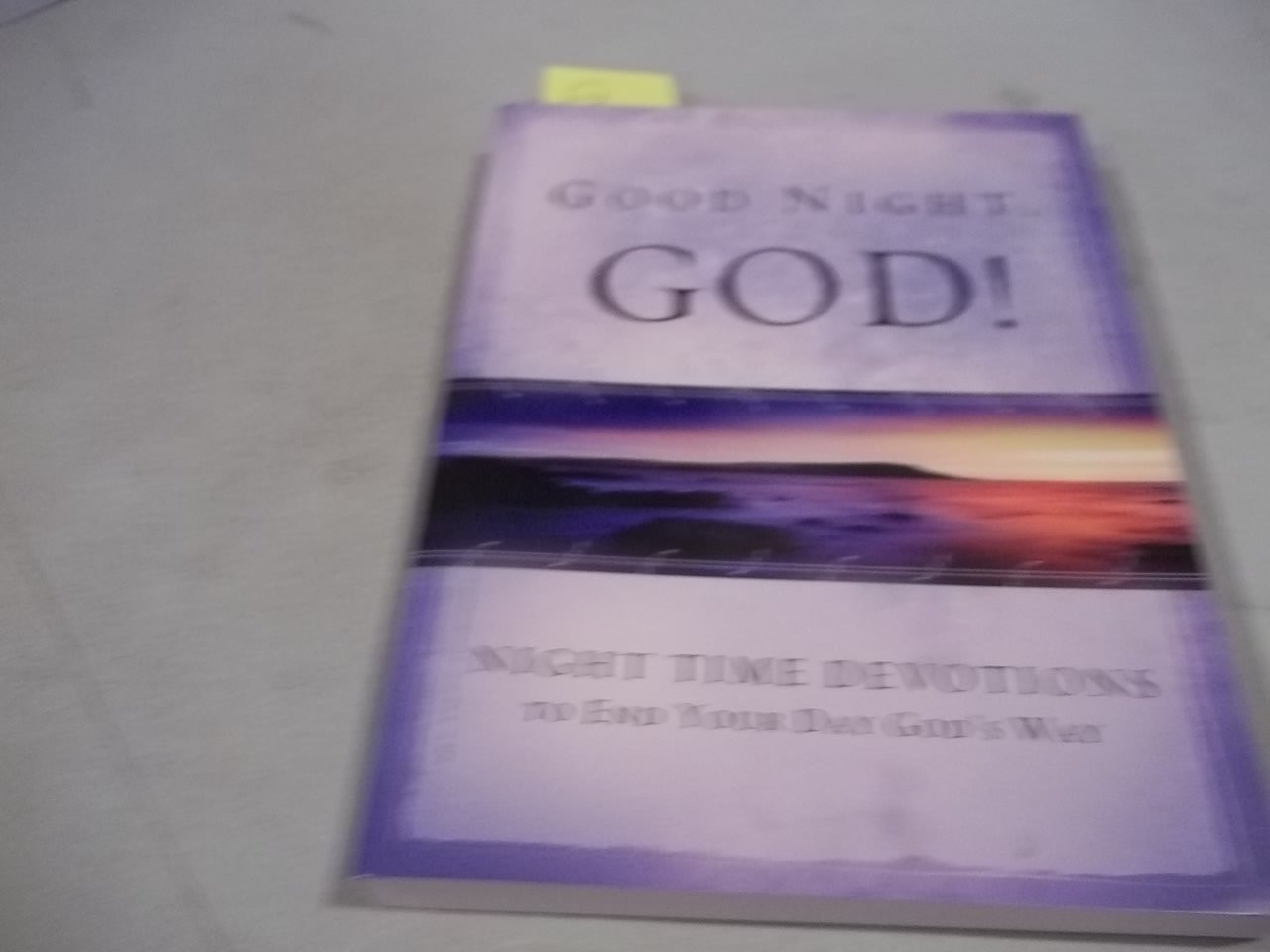 Good Night, God! – Cook, David C – Very Good – See condition notes