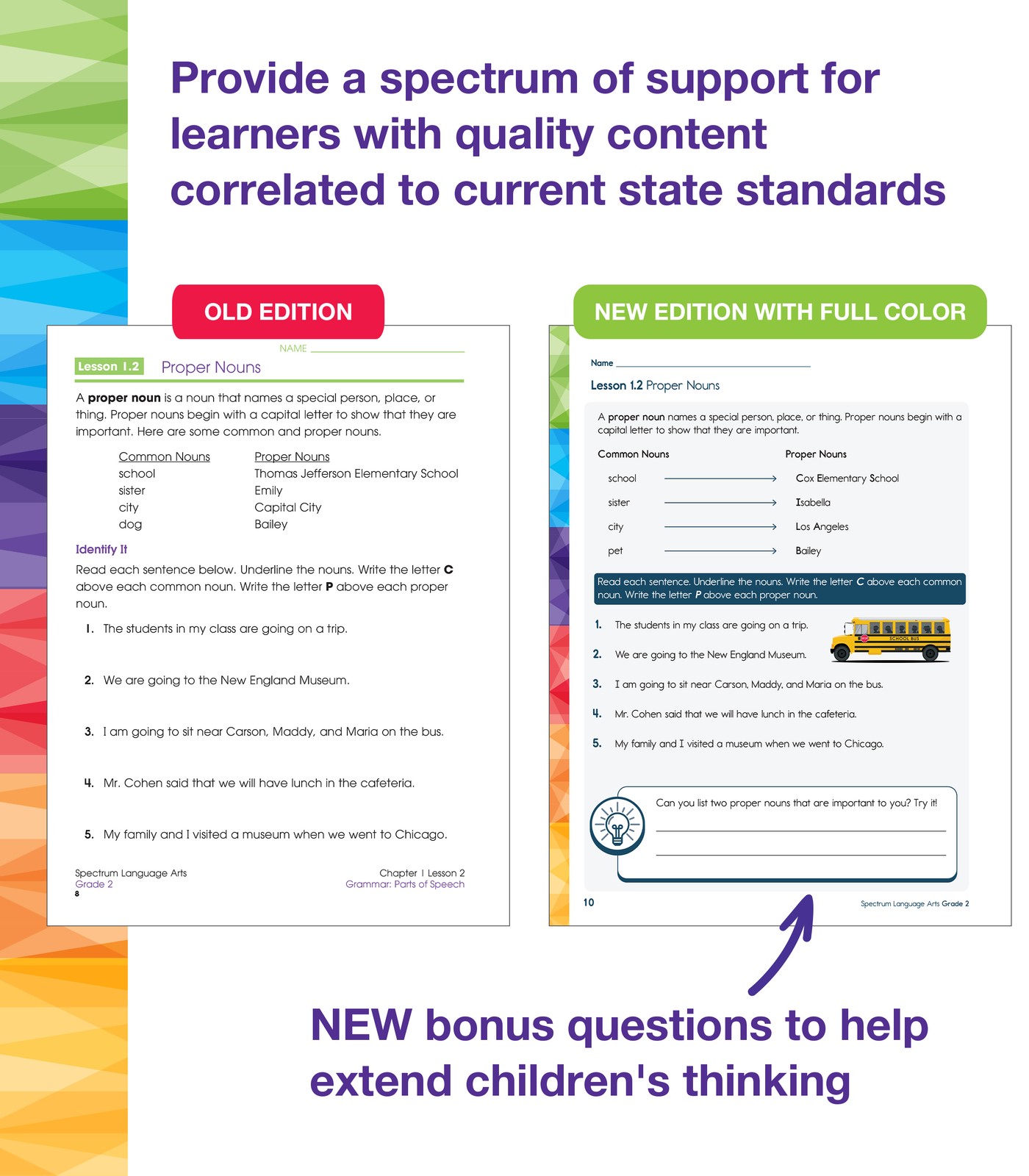 Spectrum Language Arts Workbook Grade 2 (192 pages)