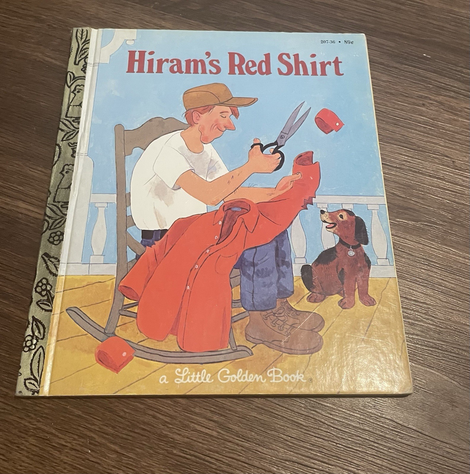 Golden Press Hiram’s Red Shirt Little Golden Book 1981