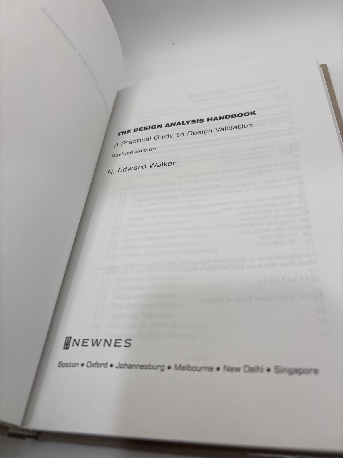 The Design Analysis Handbook:Practical Guide /Design Validation,Revised ED.1998