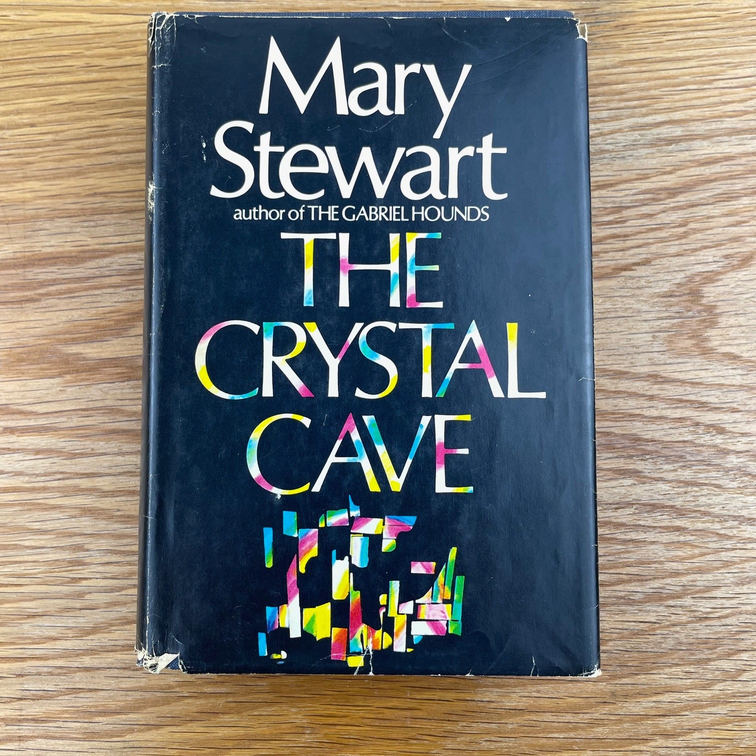 Vintage 1970 The Crystal Cave Mary Stewart Hardcover Book