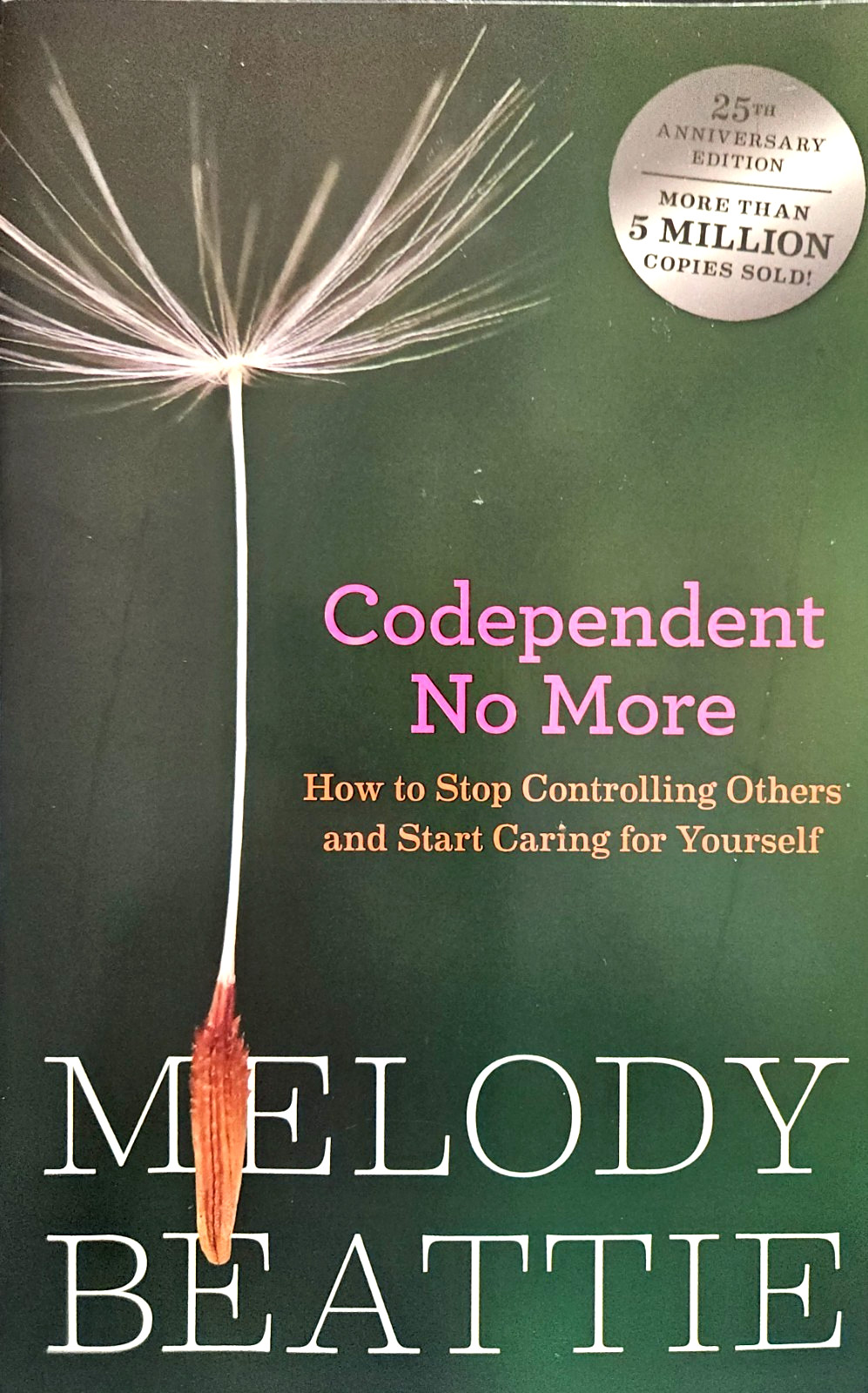 Codependent No More 25th Anniversary Edition Melody Beattie New Self Help Book