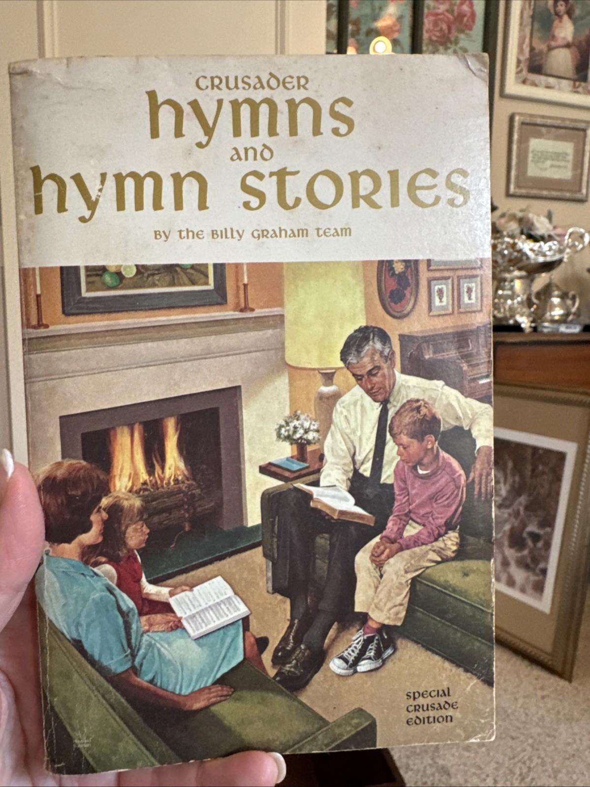 Crusader HYMNS and HYMN STORIES – Special Crusade Ed. Signed Billy Graham -1967