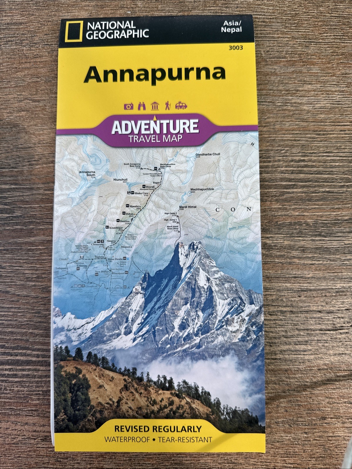 Annapurna Map (Nepal) : Adventure Maps by Nat Geo Nat Geo Maps (2023, Sheet Map,