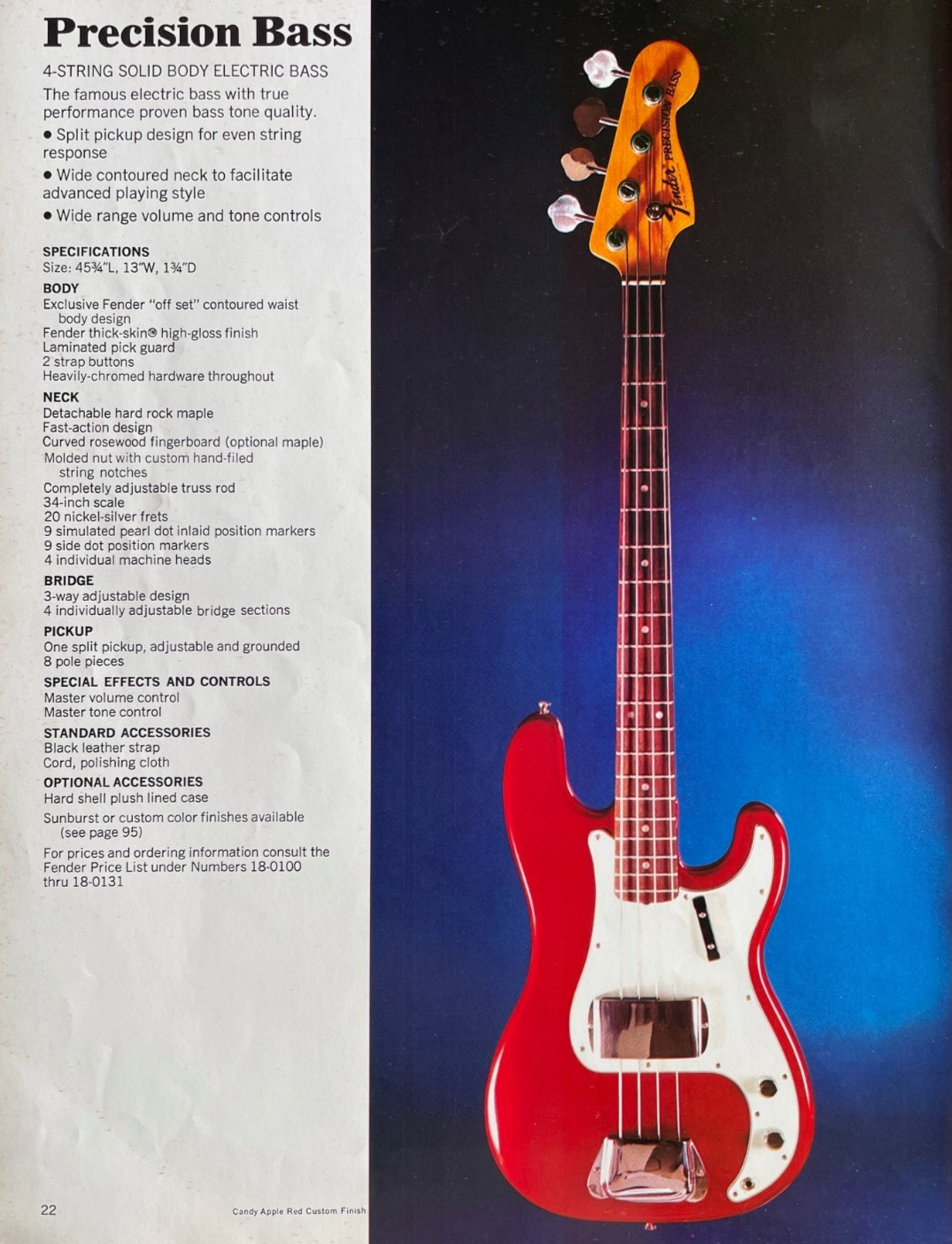 Original 1970’s Fender Precision Bass / Telecaster Bass Case Candy