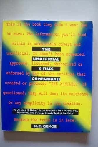 The Unofficial X-Files Companion II – Paperback, by Genge Ngaire – Very Good