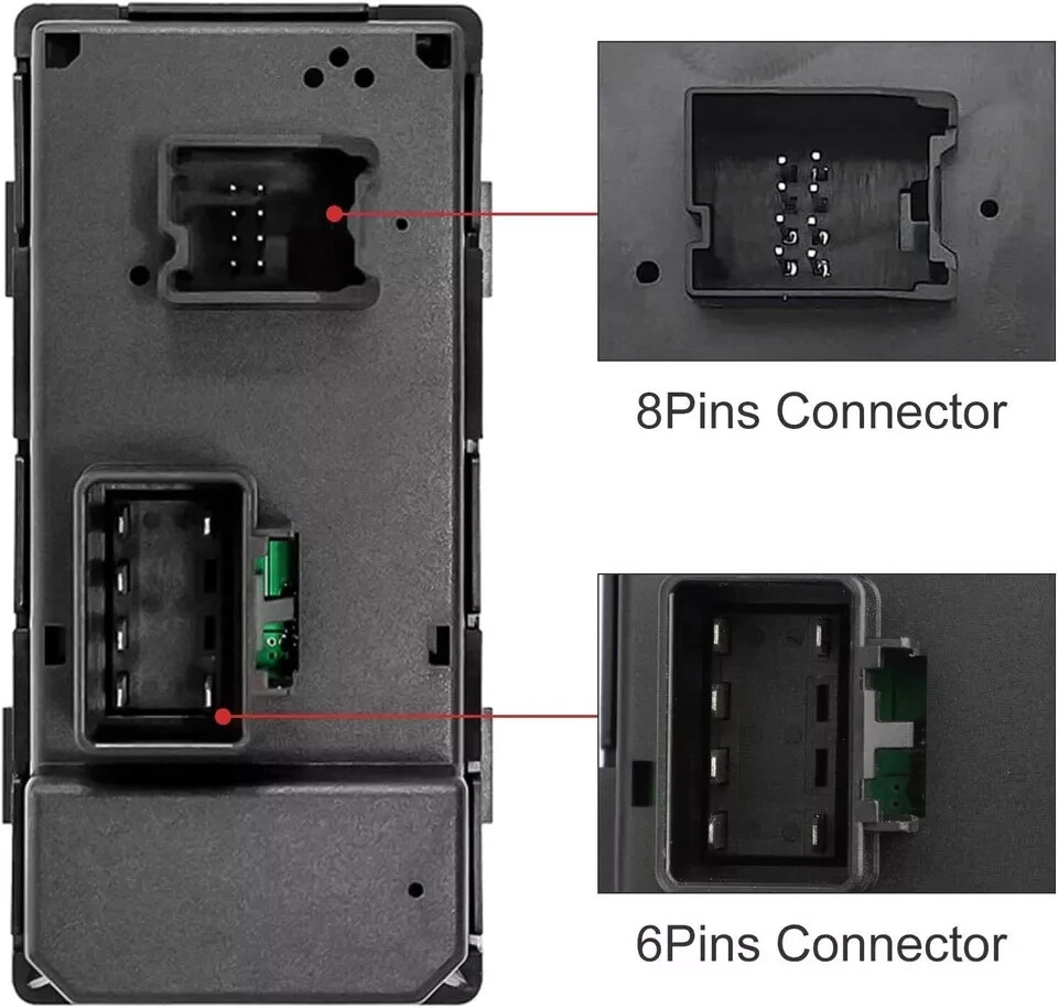 Left Power Master Window Door Switch for Chevy Silverado 1500 2007-2013 GMC