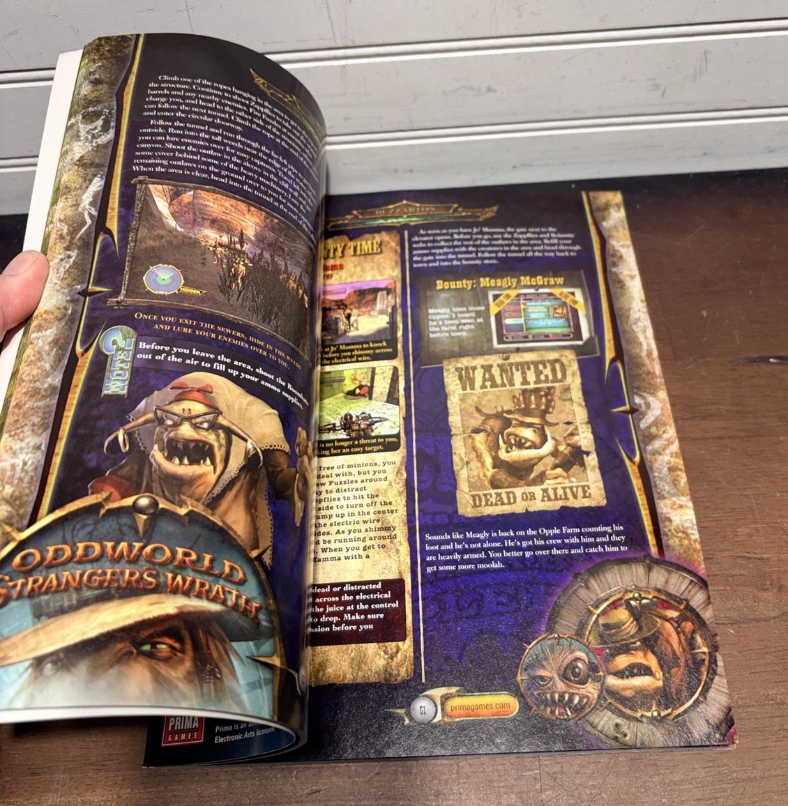 Oddworld Stranger’s Wrath Prima Official Game Strategy Guide Book Original Xbox