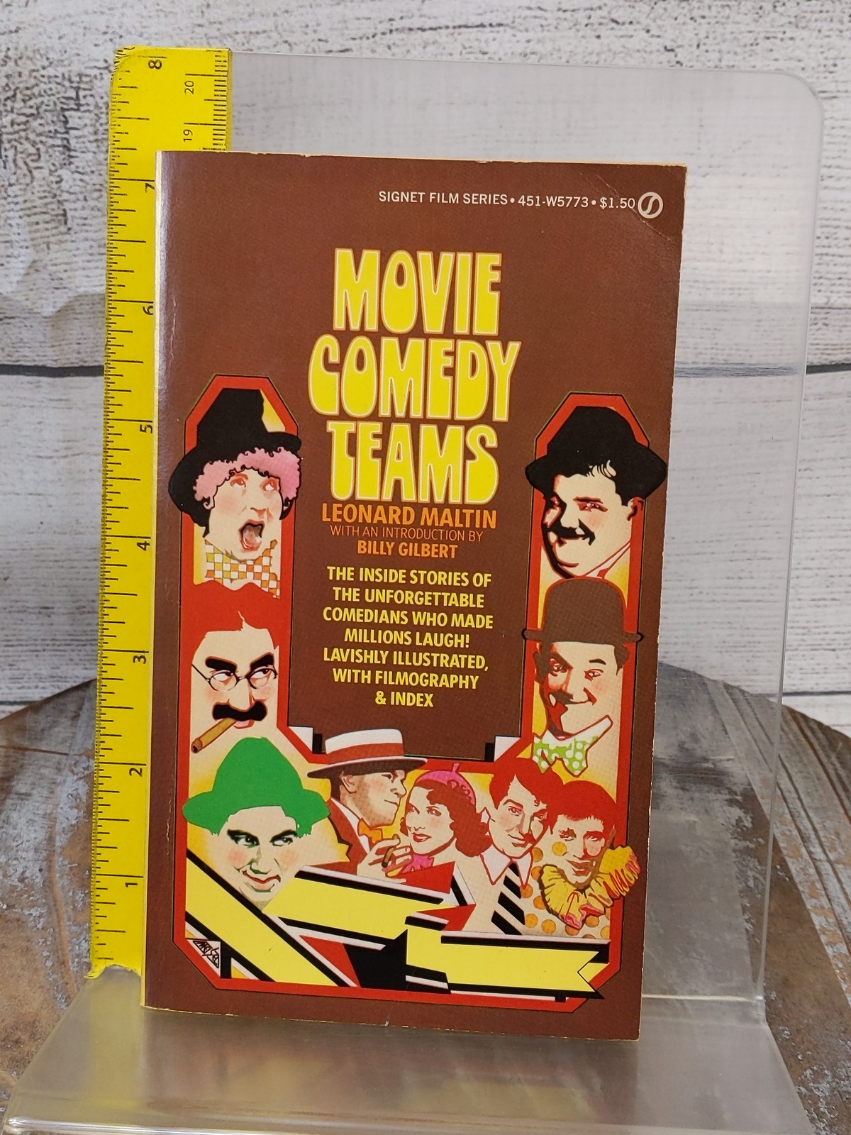 Movie Comedy Teams by Leonard Maltin 1974 Vintage Paperback Book