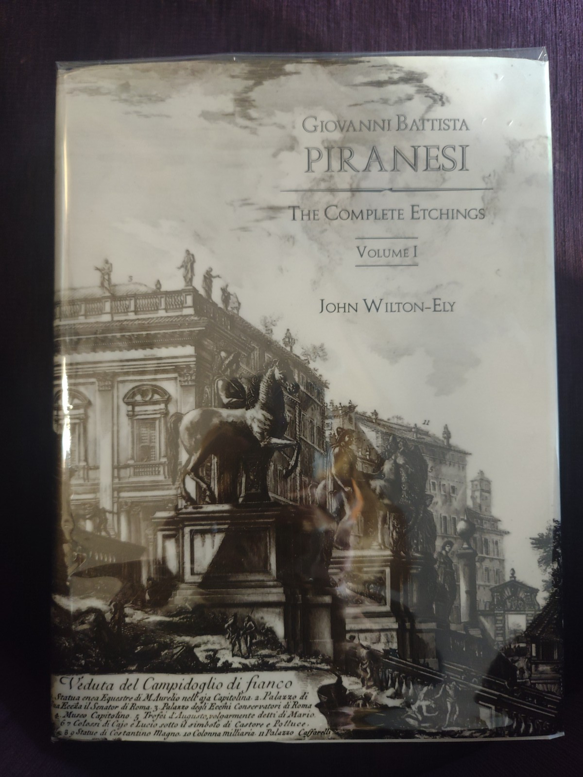 Giovanni Battista Piranesi The Complete Etchings Book Volume 1 (ONLY) HC