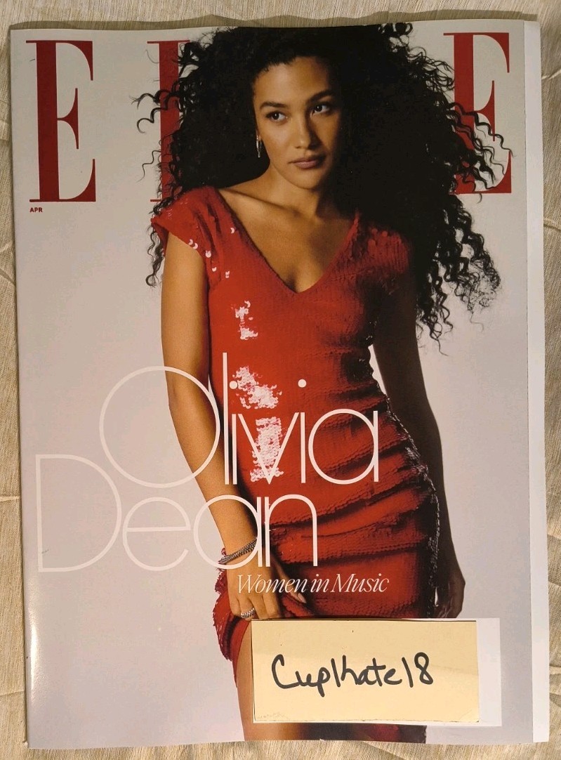 Elle USA Magazine April 2026 Issue Olivia Dean Cover Women In Music Fashion NEW