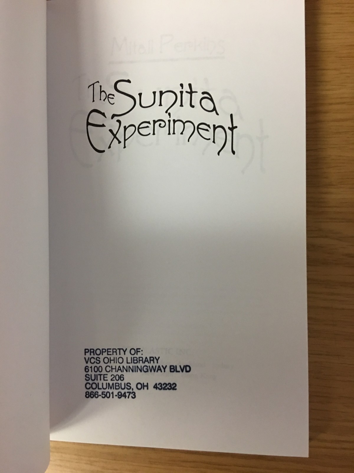 Scholastic Books: The Sunita Experiment by Mitali Perkins