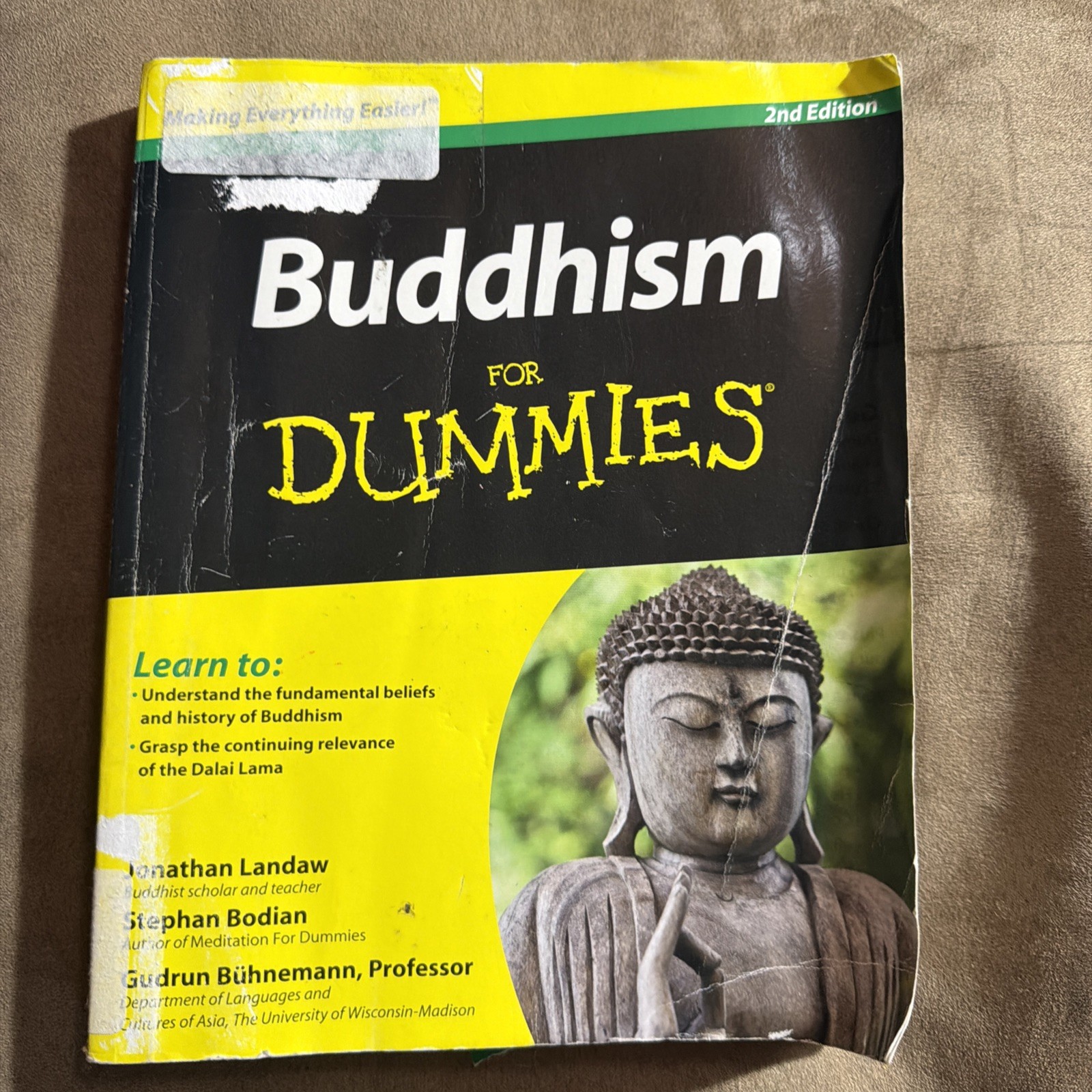 Buddhism For Dummies: Second Edition – Paperback, by Landaw Jonathan – Good