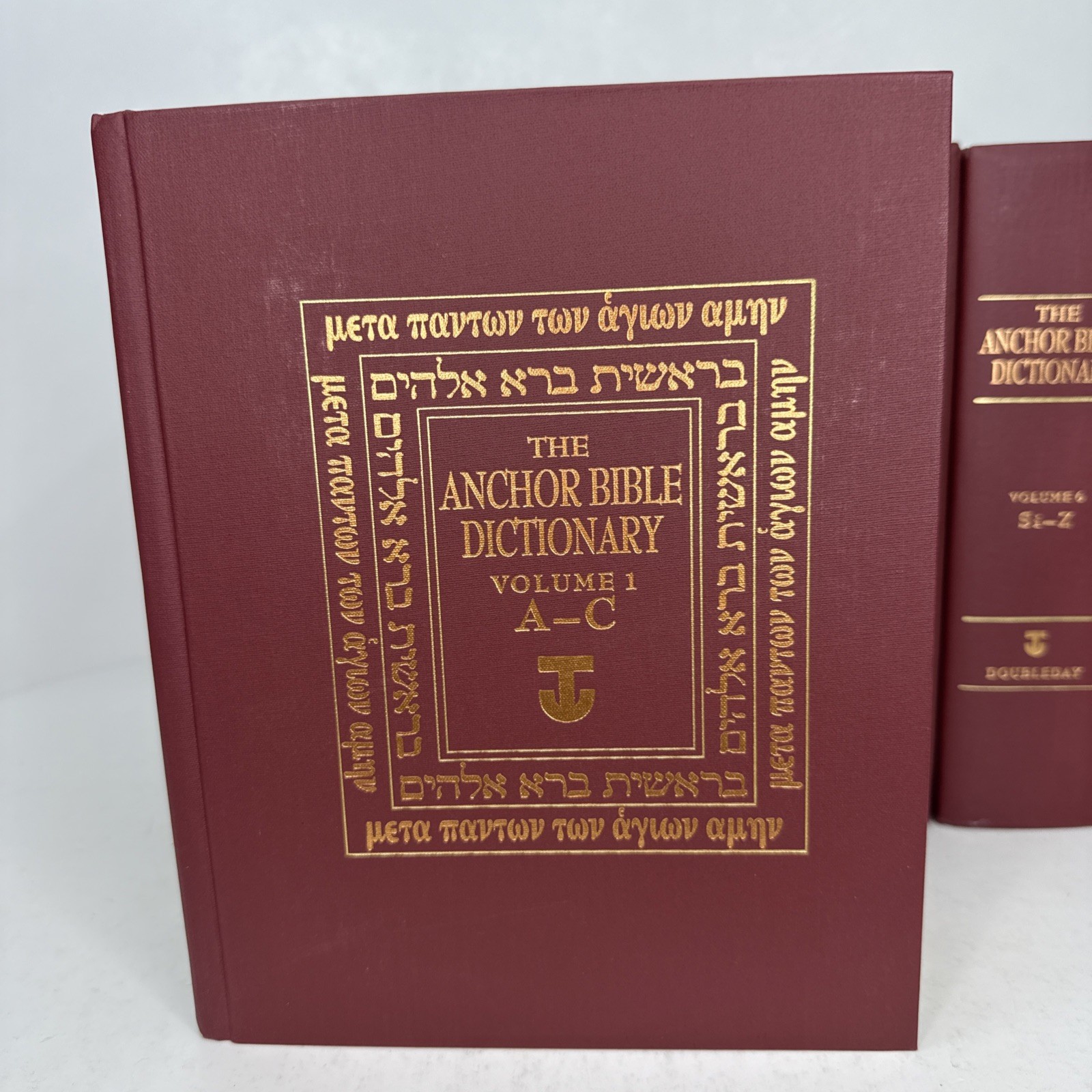 Anchor Bible Dictionary 6 Vol Set First Edition 1992 Doubleday Freedman VGC++