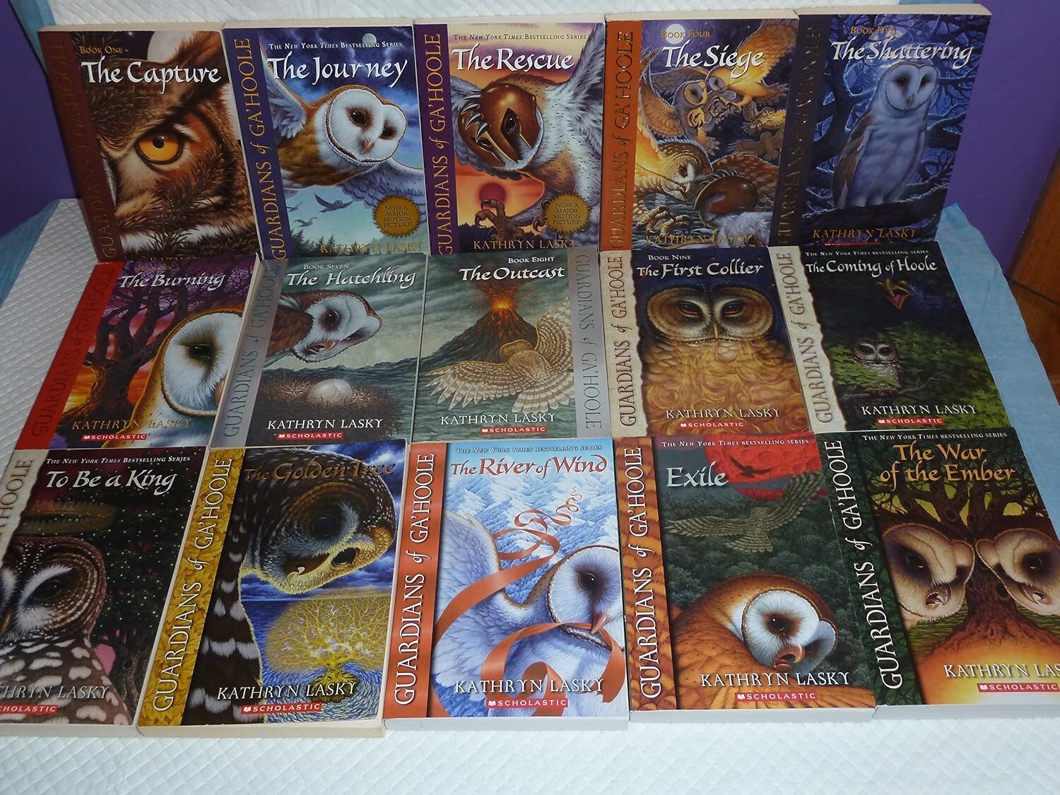 Guardians of Ga’hoole Complete Set, Books 1-15 by Kathryn Lasky
