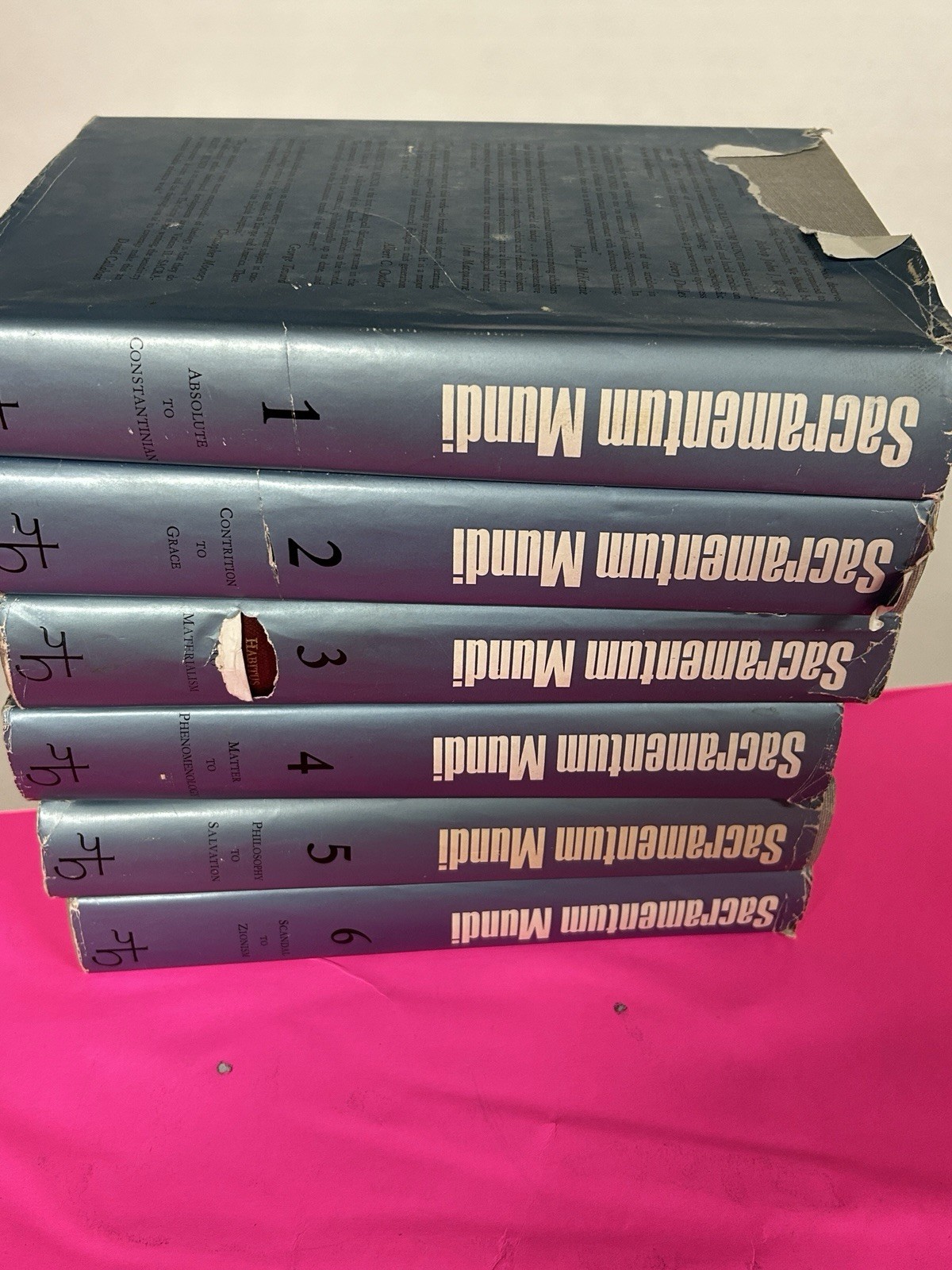 Sacramentum Mundi – An Encyclopedia of Theology Six Volume Set 1969-70 Hardcover