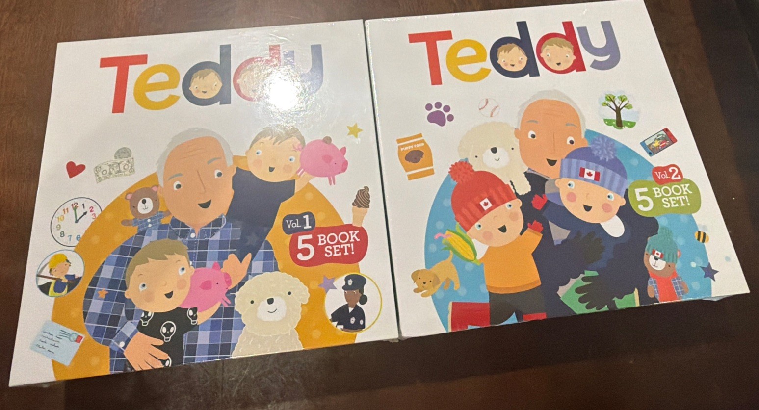 Ryan Cohen Teddy Vol. 1 & 2 10-Book Box Set Picture Book Illustrated, Deal!!