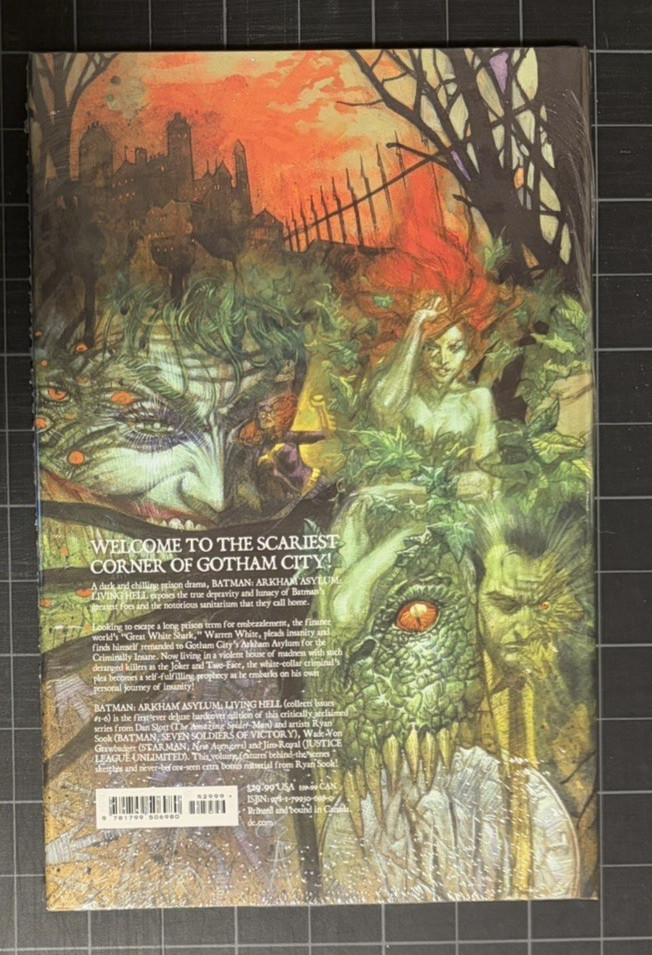 Batman: Arkham Asylum Living Hell Deluxe Edition – DC Comics HC Hardcover SEALED