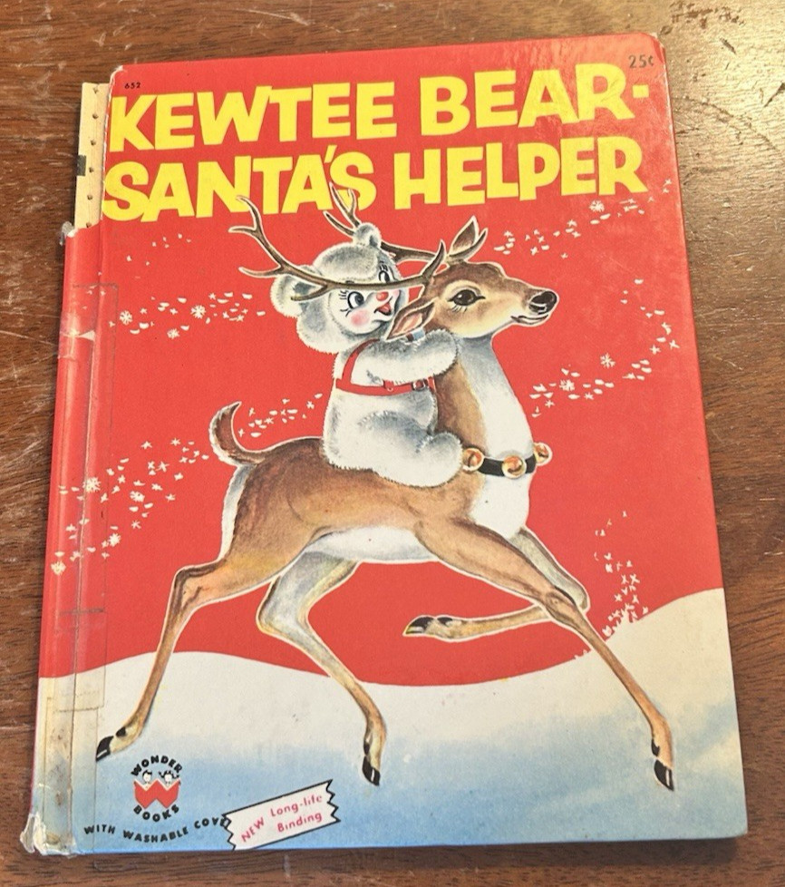 1059 Kewtee Bear-Santa’s Helper Vintage by Alan Reed Bert Stout & Truman Quigley