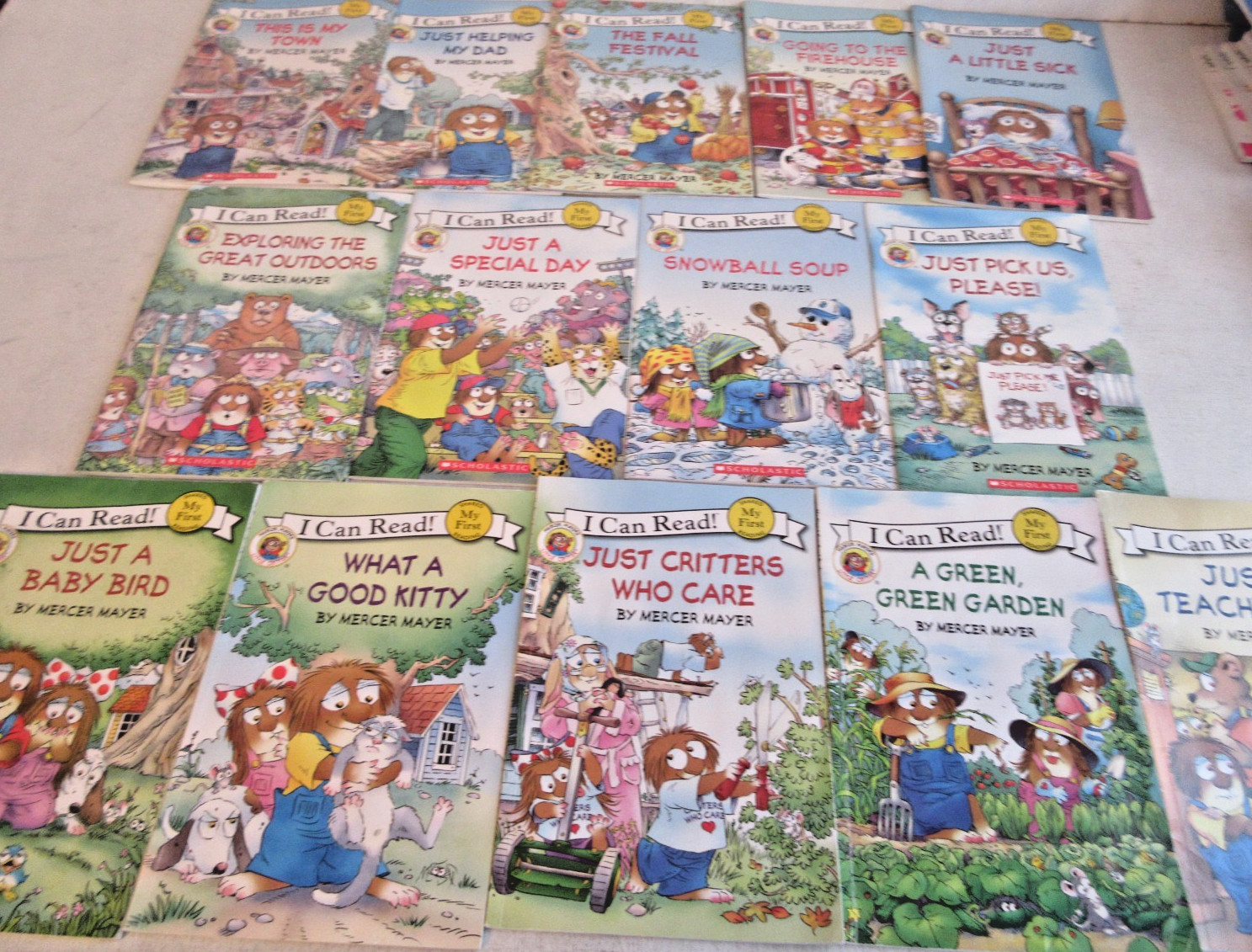 Mercer Mayer Lil Critter Books Lot Of 14 Book Bundle Learn To Read