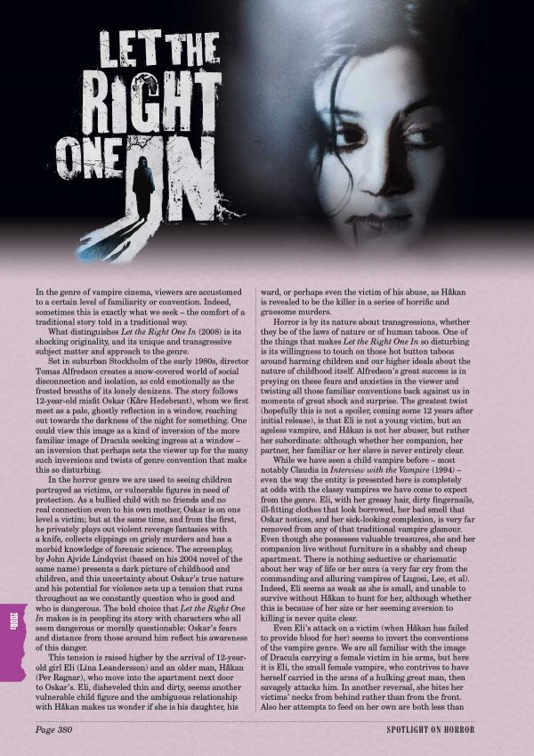 Spotlight On Horror – 408 page Softcover / A Century of horror