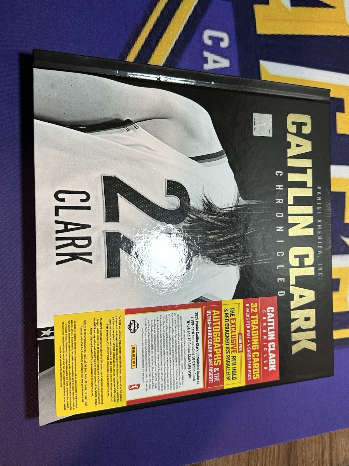 New 2025 Panini Caitlin Clark Chronicled Opened Book Target Exclusive – No Cards
