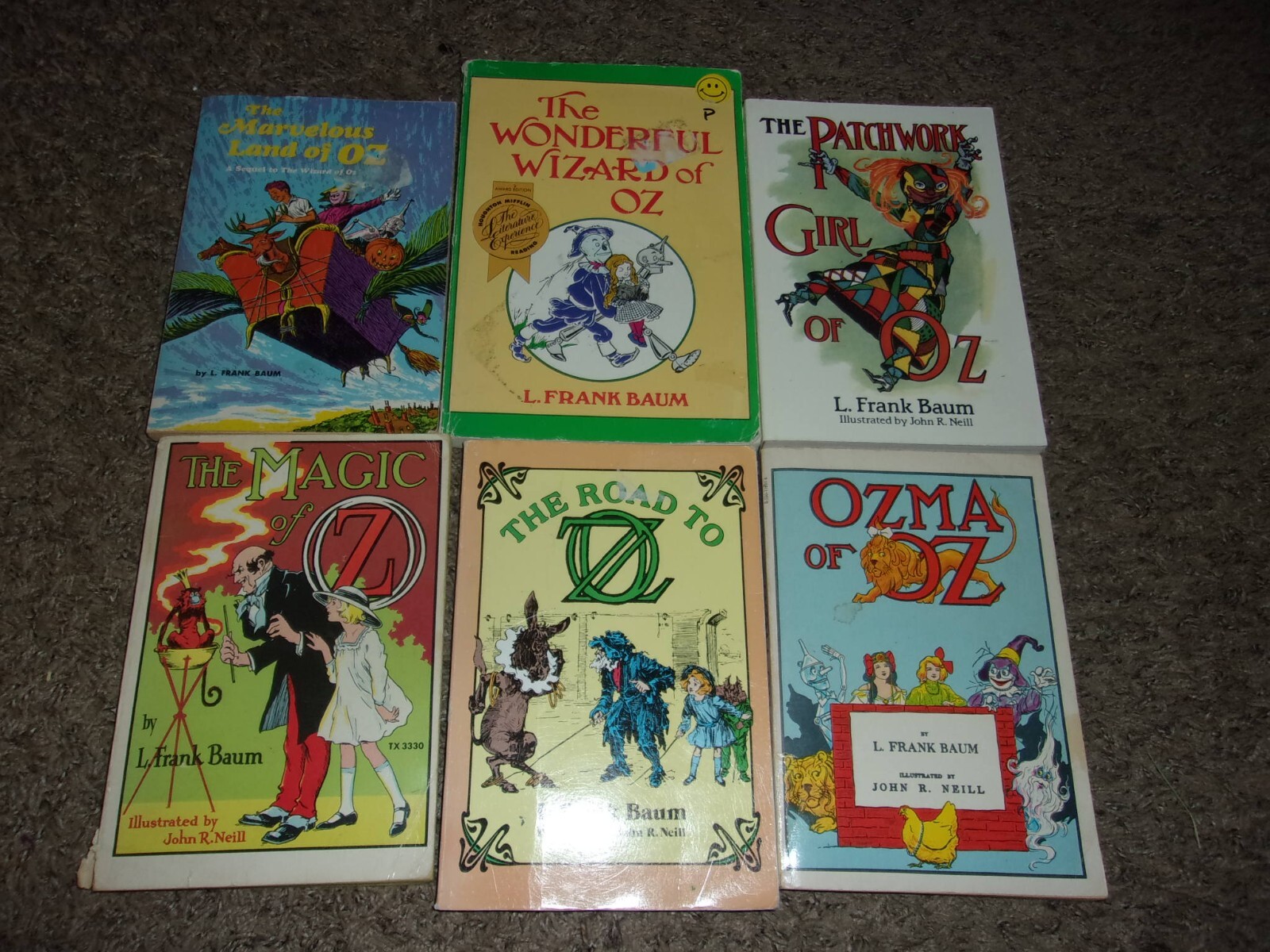 6 Wonderful Wizard of OZ OZMA MAGIC PATCHWORK GIRL ROAD TO Marvelous Land Baum