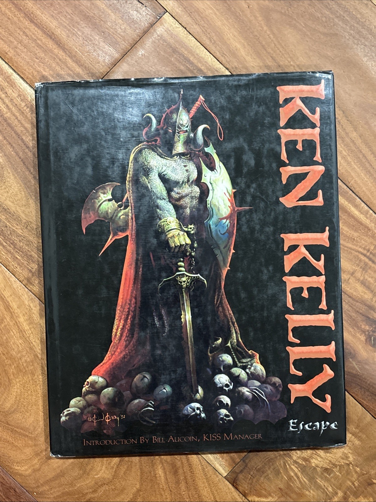 ESCAPE By Ken Kelly Hardcover 1 St Edition 1 St Print Signed Bill Aucoin KISS