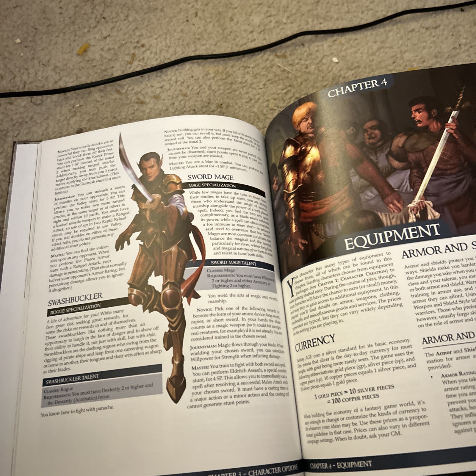 Fantasy Age Basic Rulebook RPG Green Ronin Publishing Dark D&d Roleplay