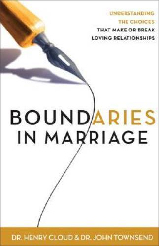 Boundaries in Marriage – Paperback By Cloud, Henry – ACCEPTABLE