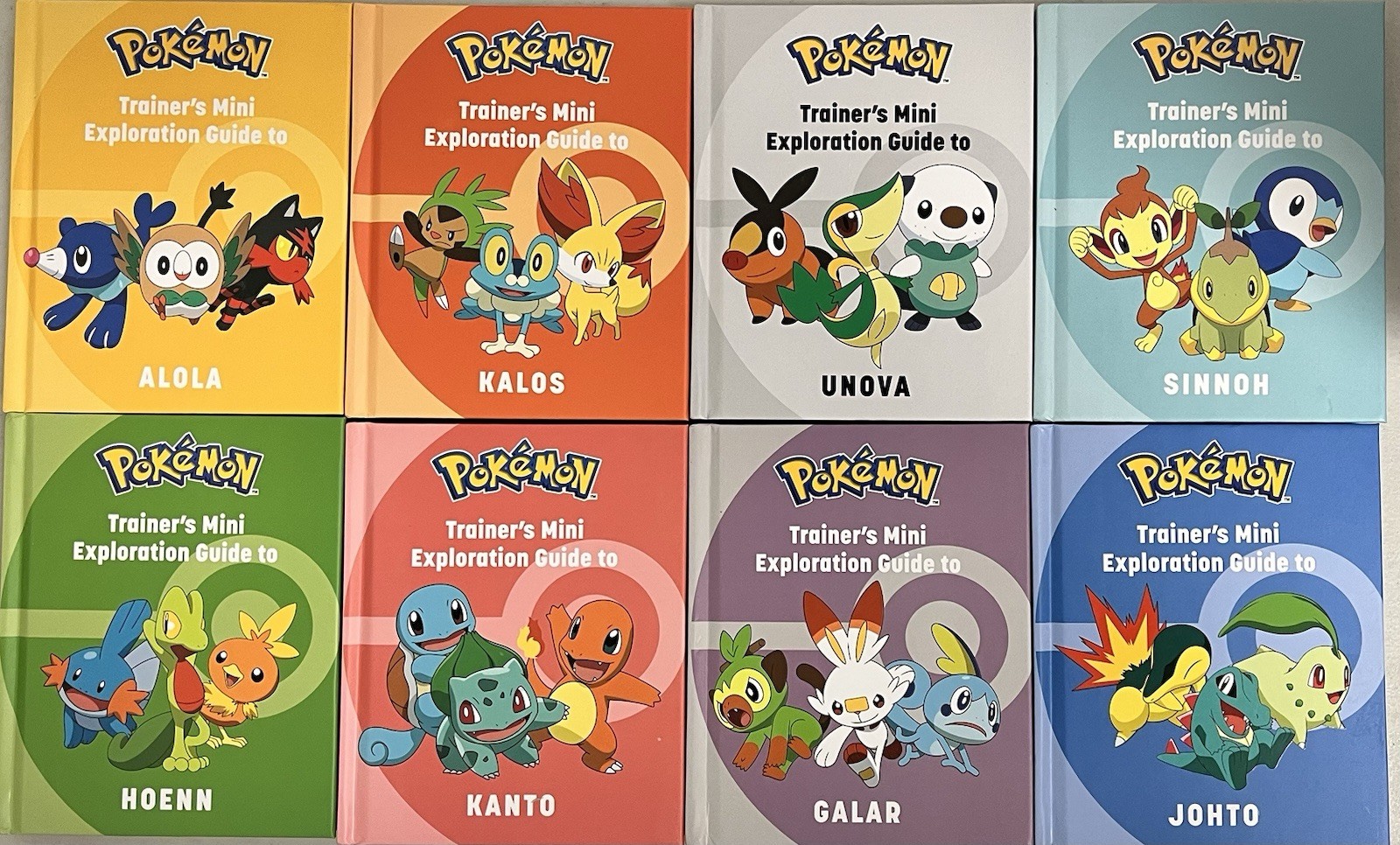 Pokemon Mini Trainer Guide Collection 8 Book Set Brand New!