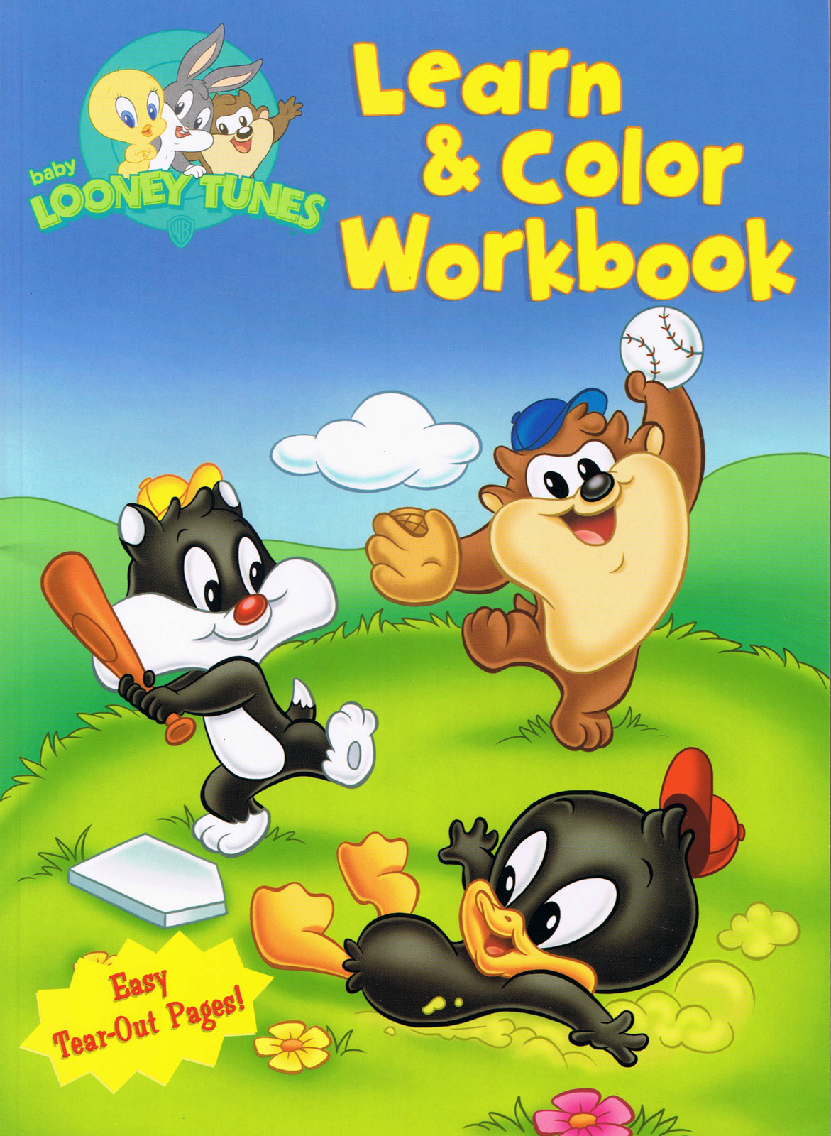 ABCs & Numbers BABY LOONEY TUNES Learn & Color Activity Workbook for Boys Age 3+