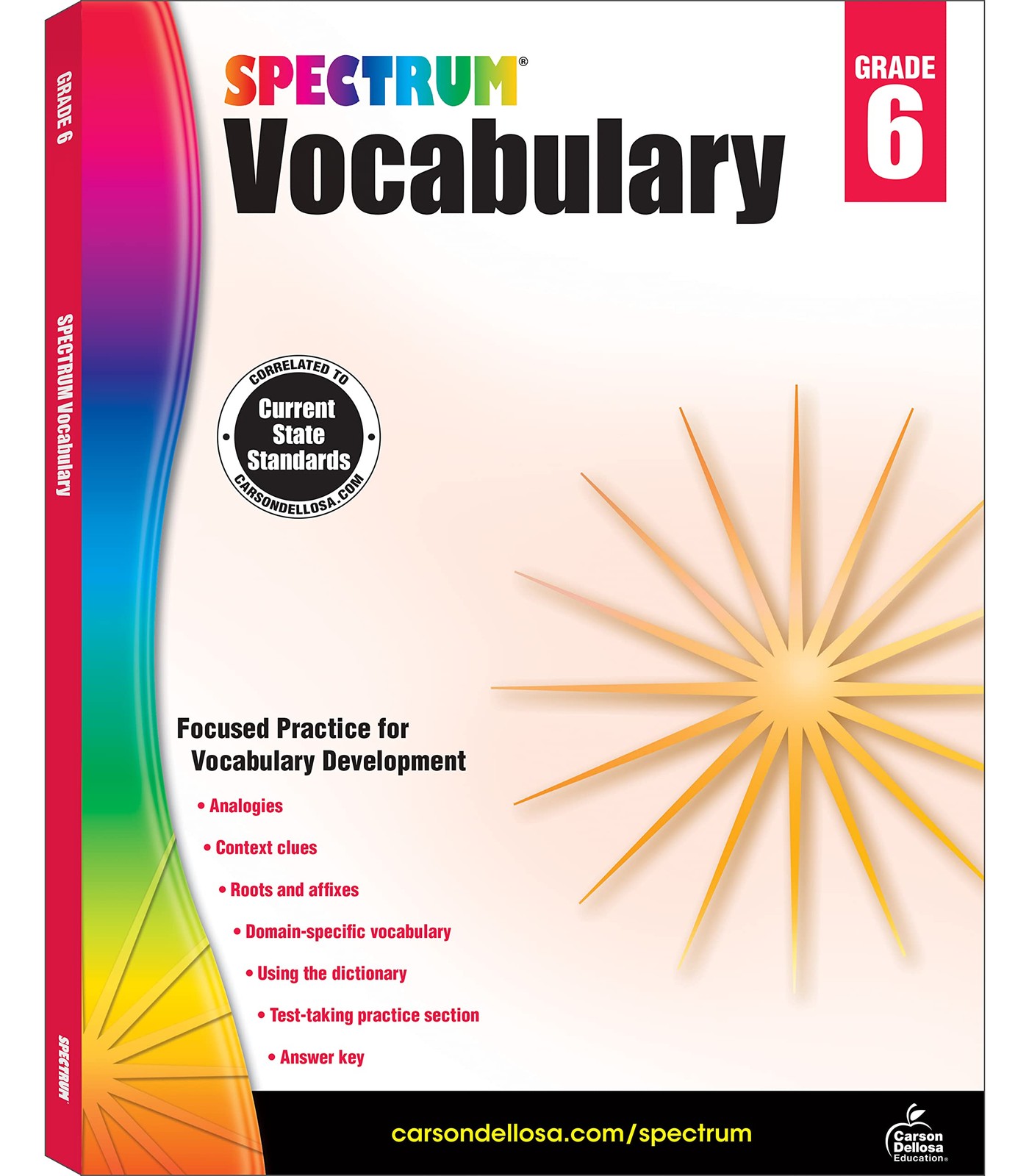 Spectrum Grade 6 Vocabulary Workbooks, Ages 11 to 12, 6th Grade Vocabulary W…