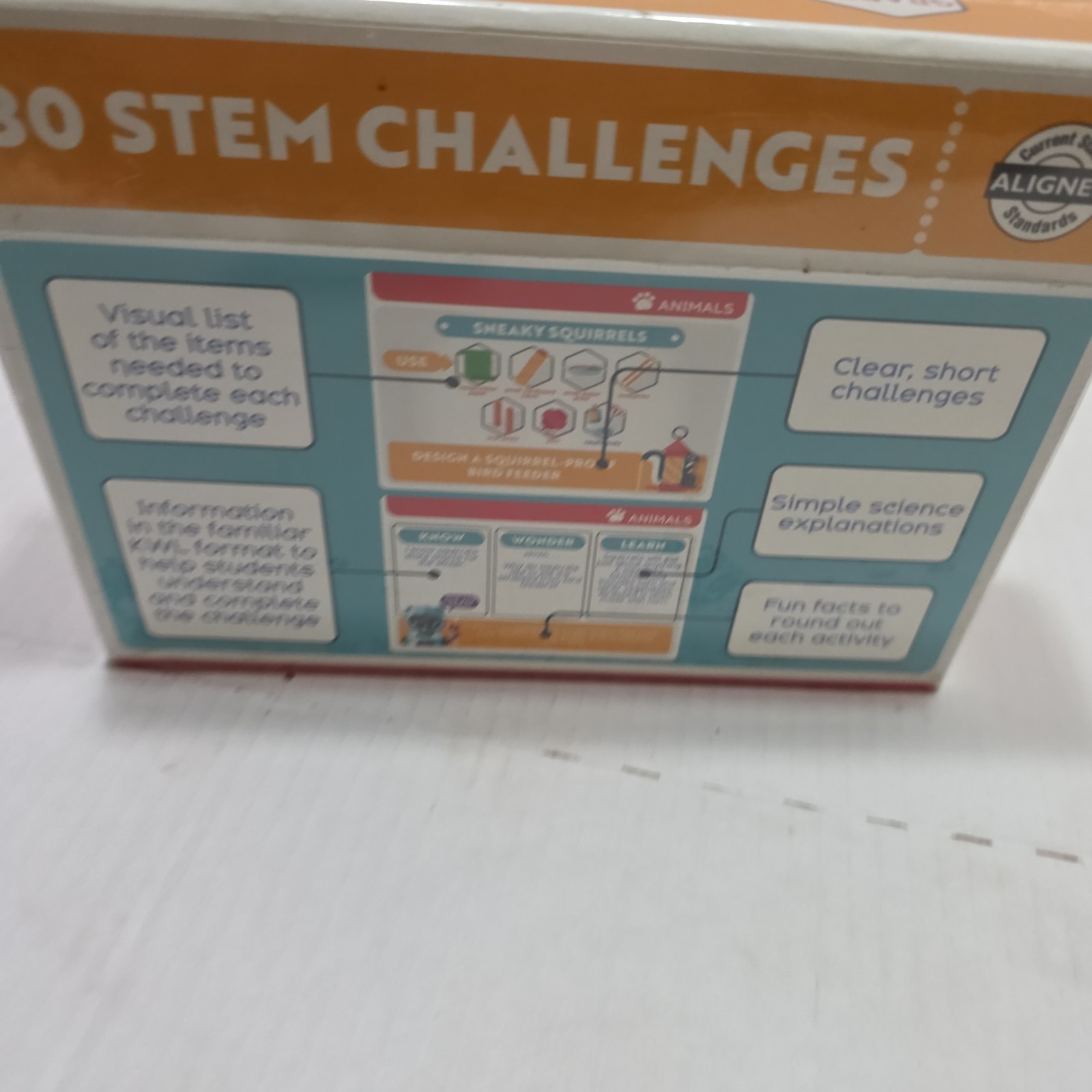 STEM CHALLENGE JR LEARNING CARDS Grades PK-1 Educational