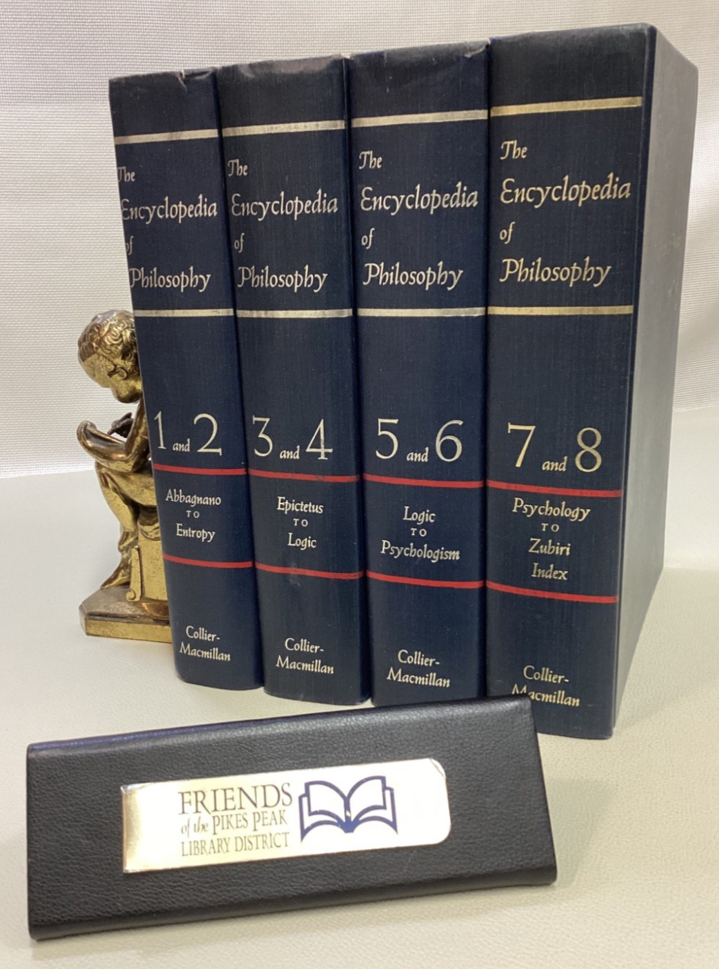 ENCYCLOPEDIA OF PHILOSOPHY Macmillan and Free Press 1972 Complete 8 Vol in 4 HCs