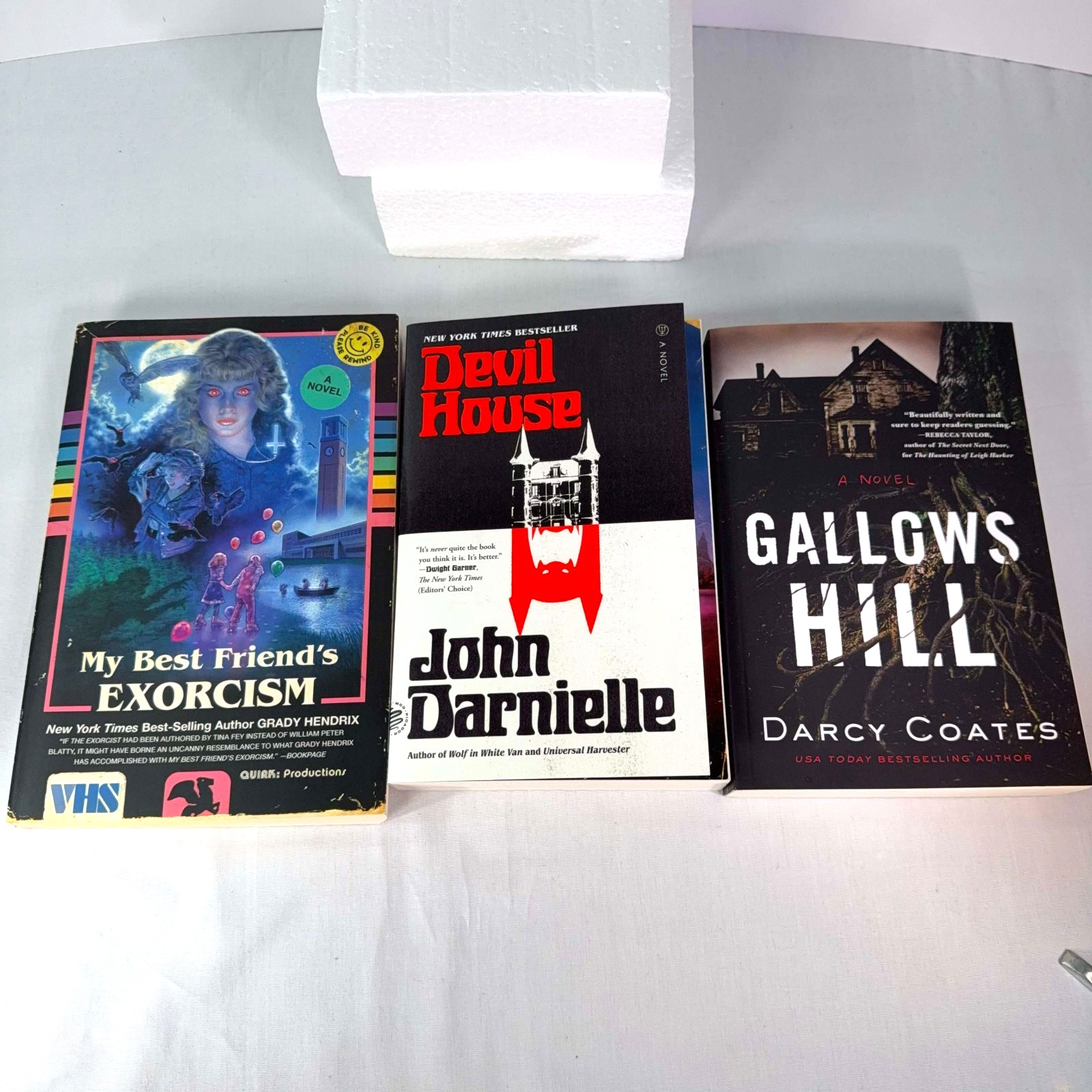 Modern Horror Books – Lot of 3 – Darcy Coates, Grady Hendrix & John Darnielle