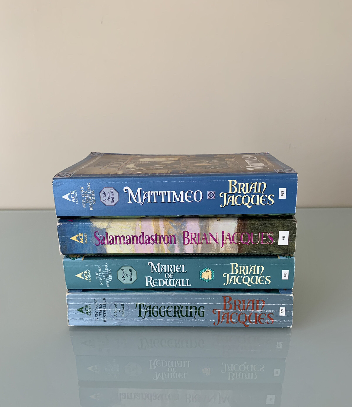 A Tale of Redwall By Brian Jacques Paperback 4 Books of the Series Mixed Lot