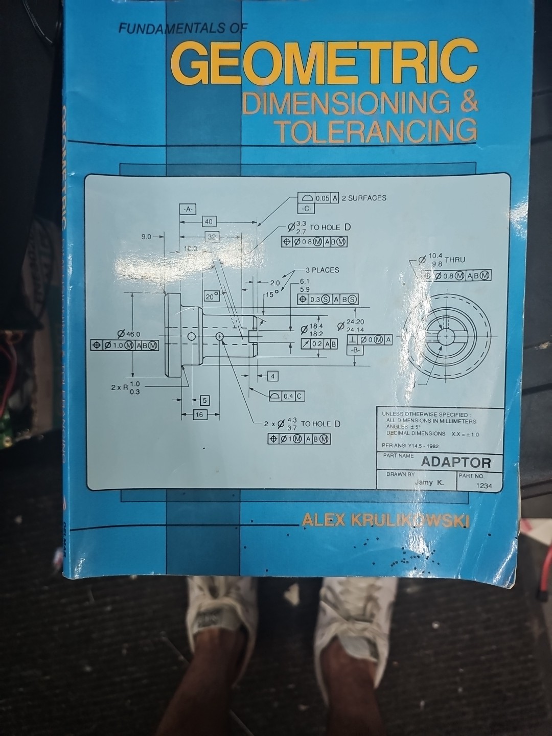 FUNDAMENTALS OF GEOMETRIC DIMENSIONING AND TOLERANCING By Alex Krulikowski *VG+*
