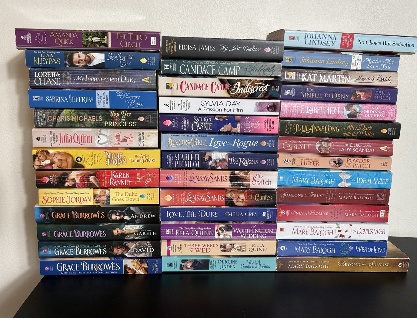 Regency ROMANCE Book Lot of 40 mixed Popular Authors Paperback Books Novels