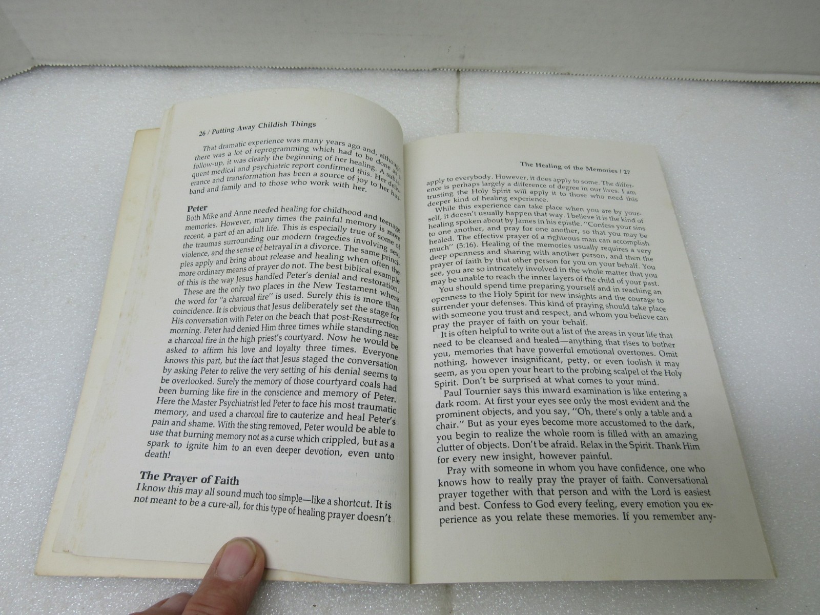 Putting Away Childish Things David A Seamands Victor Books 1983 Paperback