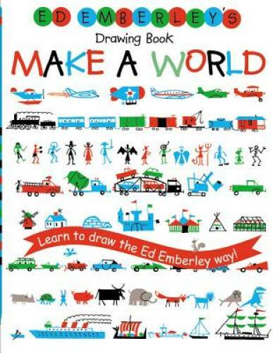 Ed Emberley’s Drawing Book: Make a World – Paperback By Emberley, Ed – GOOD