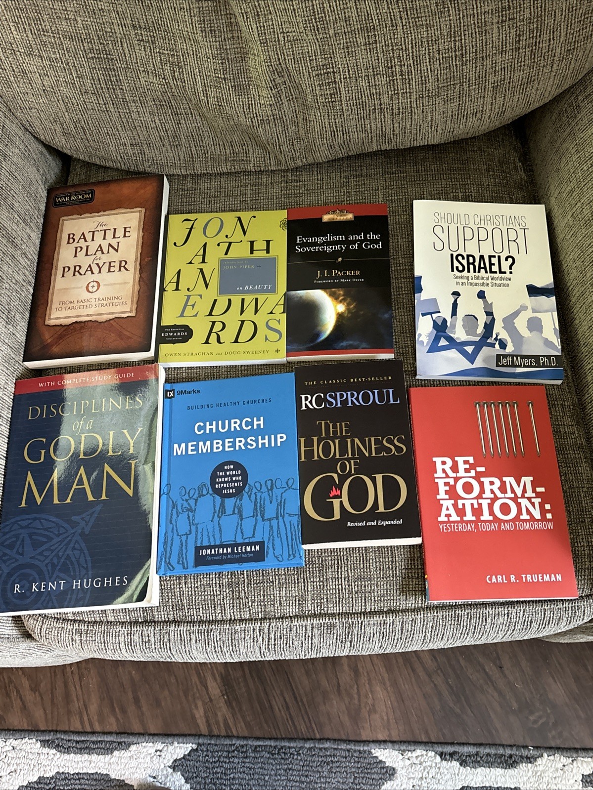 Lot Of Evangelical Books R.C. Sproul Carl Trueman R. Kent Hughes J.I. Packer