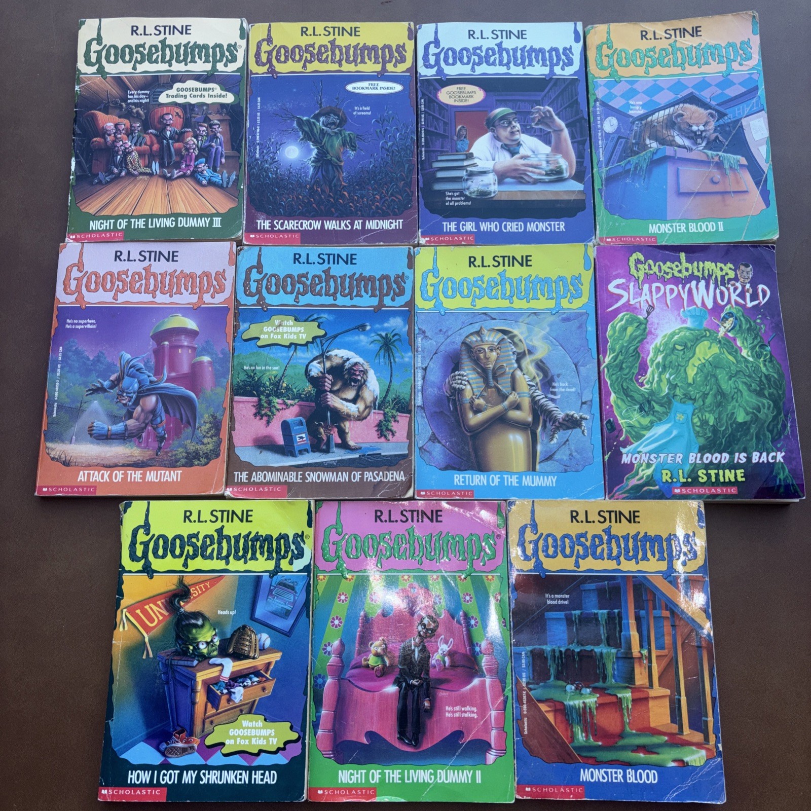 11 Original 1990s Goosebumps Books Vintage Horror All The Best Titles!