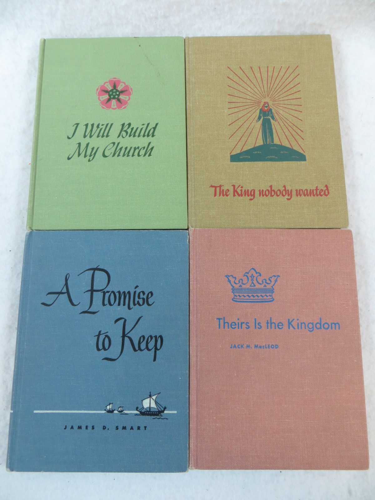 Lot of 4 THE WESTMINSTER PRESS ILLUSTRATED CHILDREN’S RELIGIOUS BOOKS c1949