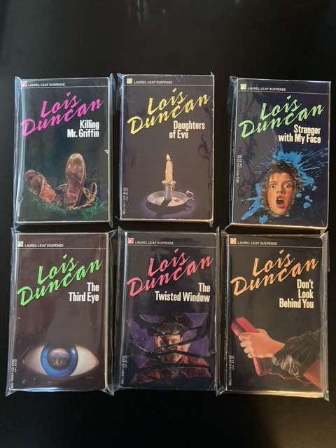 LOIS DUNCAN 1990 VINTAGE PB LAUREL LEAF YA HORROR LOT 0F 6 EXLNT CONDITION