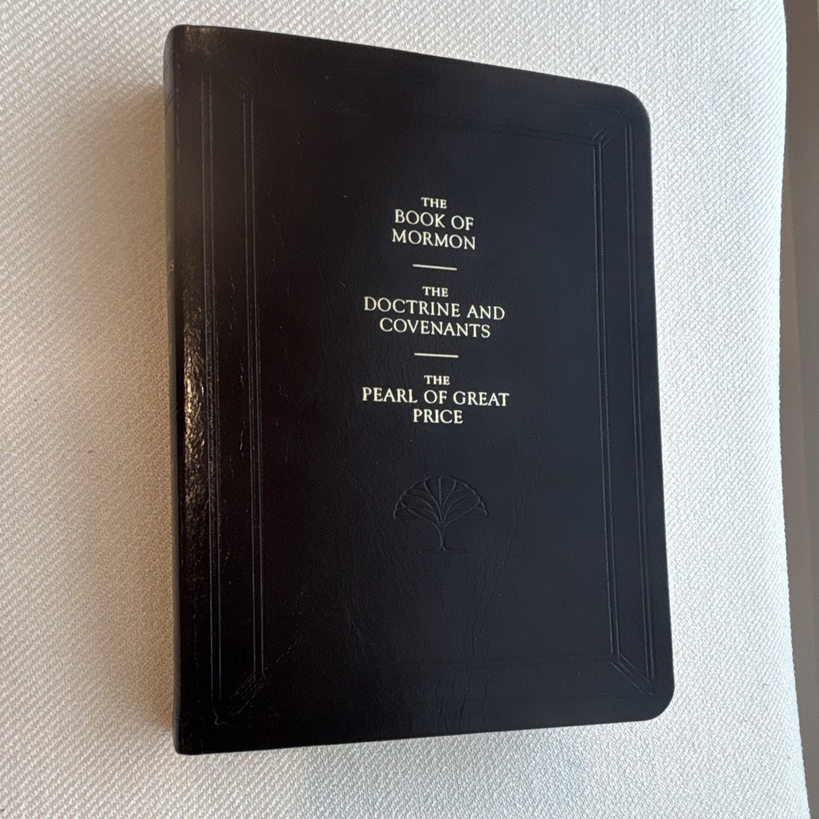 LDS Triple Combination – Invecchiato Leather Bound Scriptures, 2016