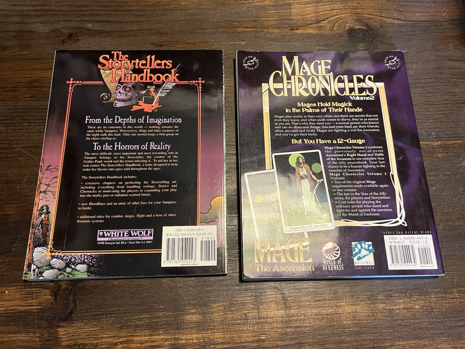 10 Vampire Werewolf Players Guide Sourcebook RPG Lot Out of Print White Wolf WW