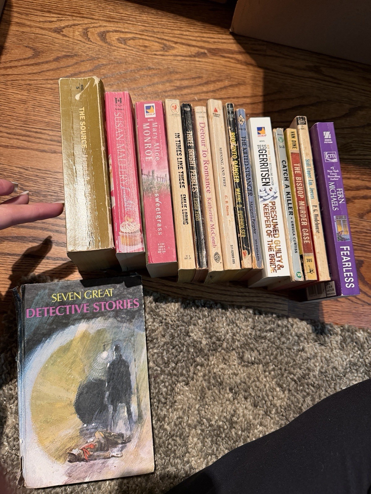Vintage Paperback Book Lot Mystery Romance Western Michener Wodehouse 15